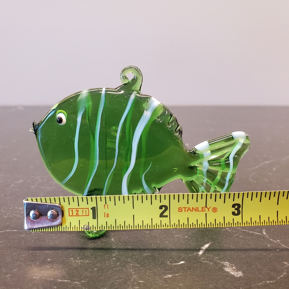 Vintage Handblown Glass Fish. Artist Unknown. - Picture 3 of 4